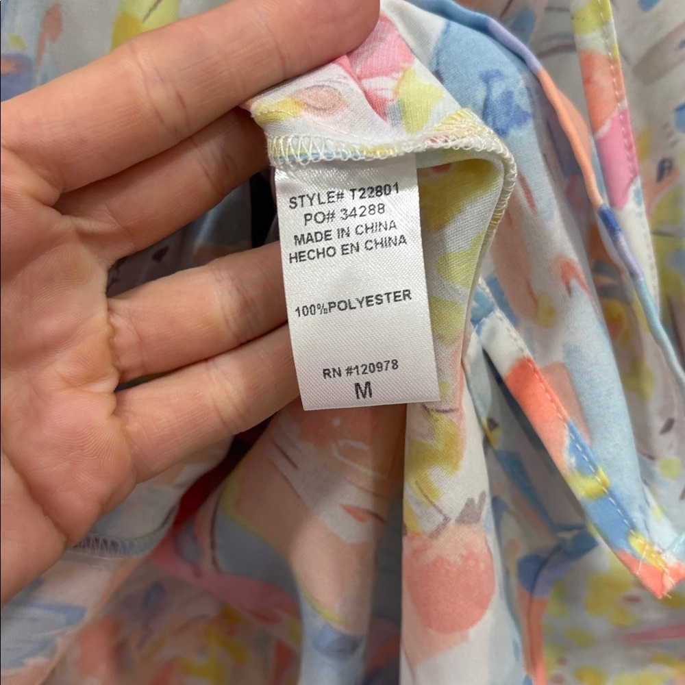 NWT Entro M Blouse - Picture 5 of 6